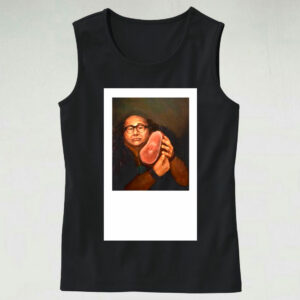 Dancing Skeletons Grunge Graphic Tank Top
