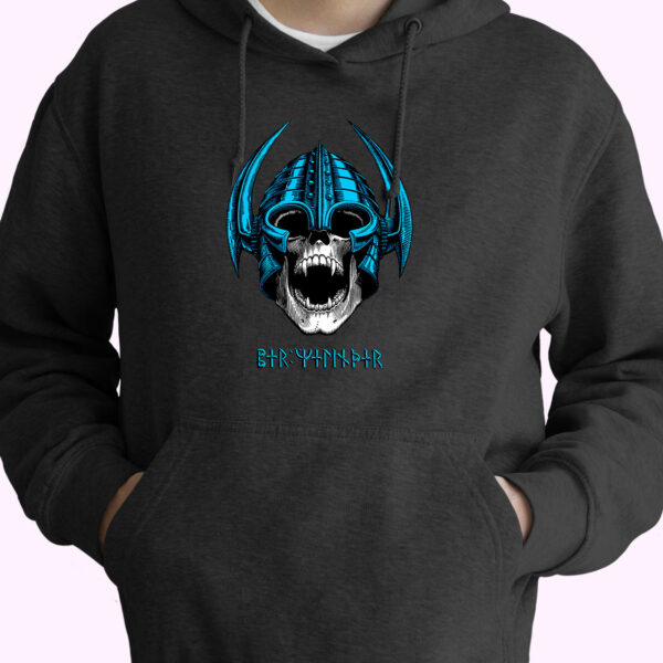 Dead Stock Bones Brigade Per Welinder Nordic Skull 70s Basic Hoodie