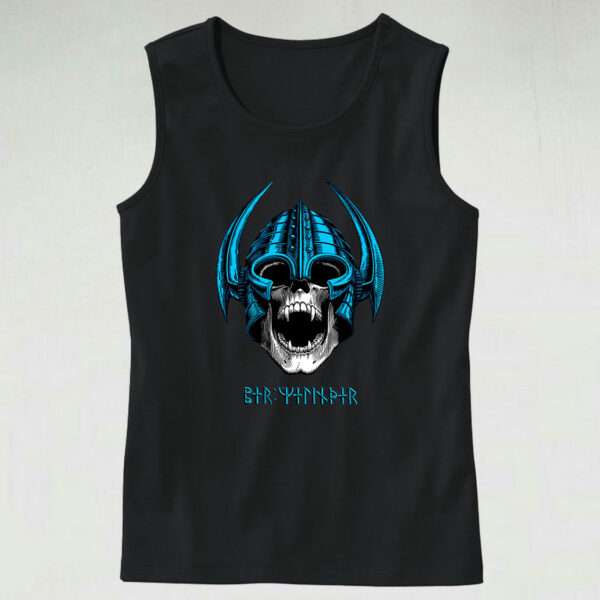 Dead Stock Bones Brigade Per Welinder Nordic Skull 70s Tank Top Style