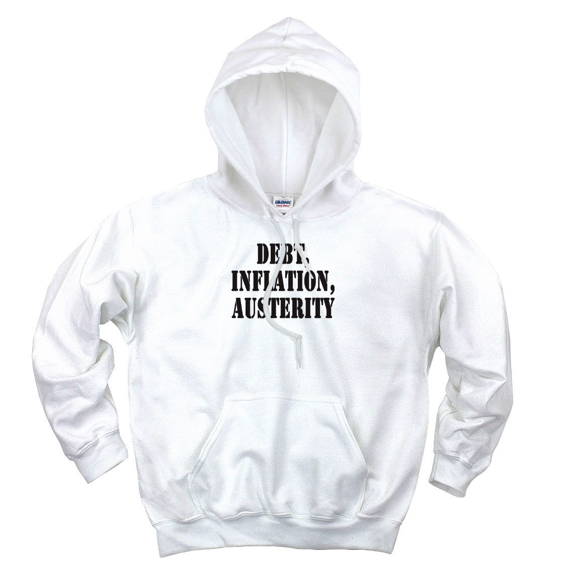Debt Inflation Austerity Recession Quote Hoodie Debt Inflation Austerity Recession Quote Hoodie