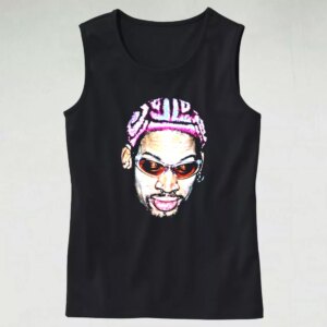 Dennis Rodman Rapper New Hair Aesthetic Tank top