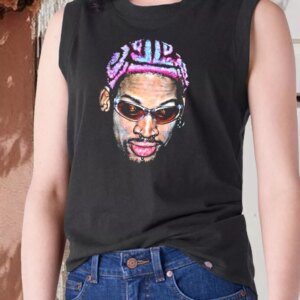 Dennis Rodman Rapper New Hair Aesthetic Tank top