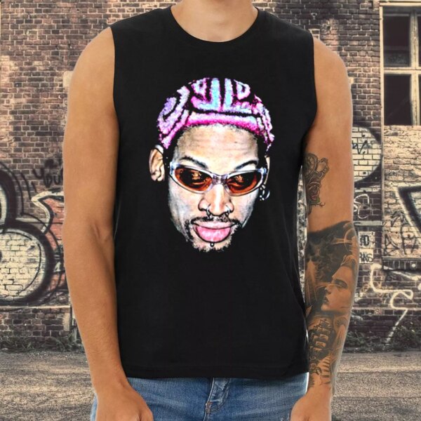 Dennis Rodman Rapper New Hair Aesthetic Tank top