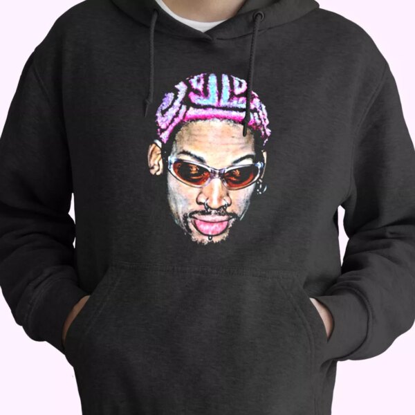 Dennis Rodman Rapper New Hair Fashionable Hoodie