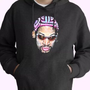 Dennis Rodman Rapper New Hair Fashionable Hoodie 4