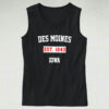 Des Moines Est 1843 Iowa Tank Top