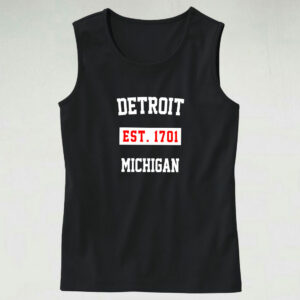 Detroit Est 1701 Michigan Tank Top