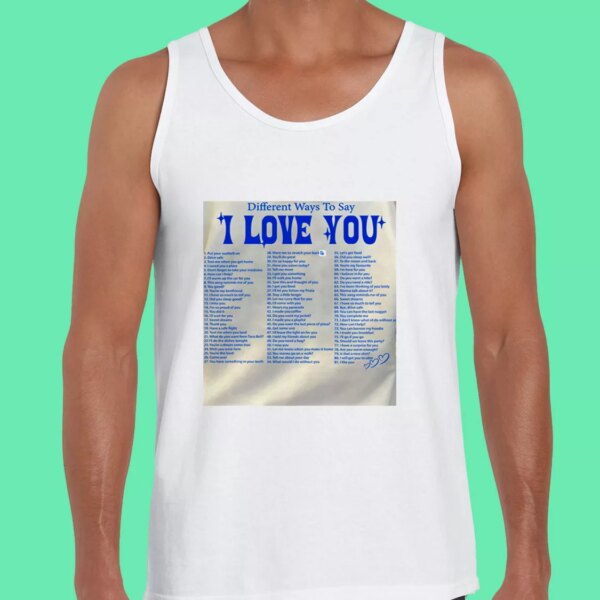 Different Ways Say I Love You Gym Christmas Tank Top