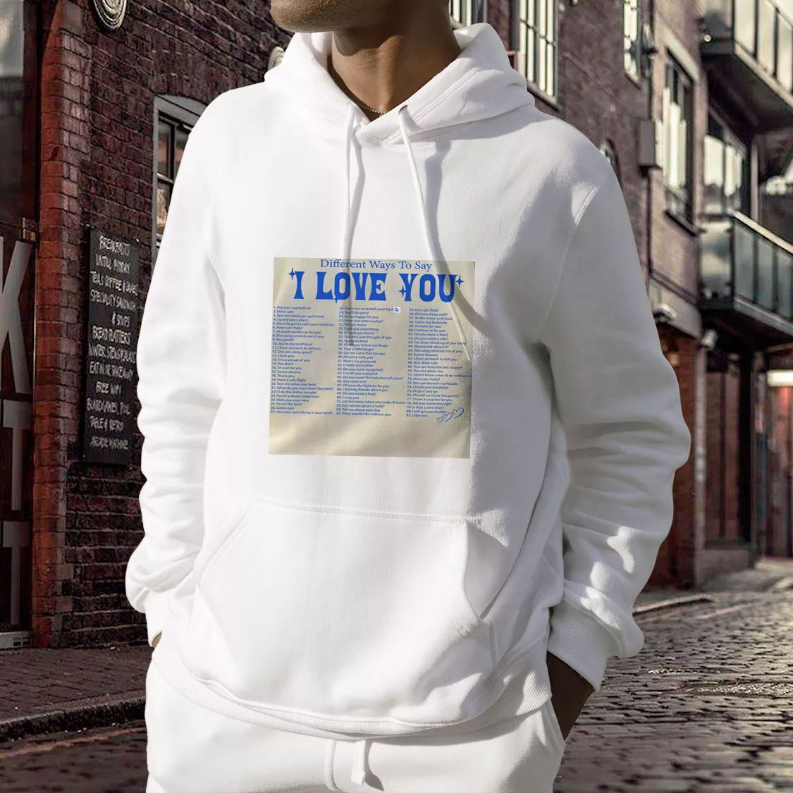 Different Ways Say I Love You Ugly Christmas Hoodie Different Ways Say I Love You Ugly Christmas Hoodie