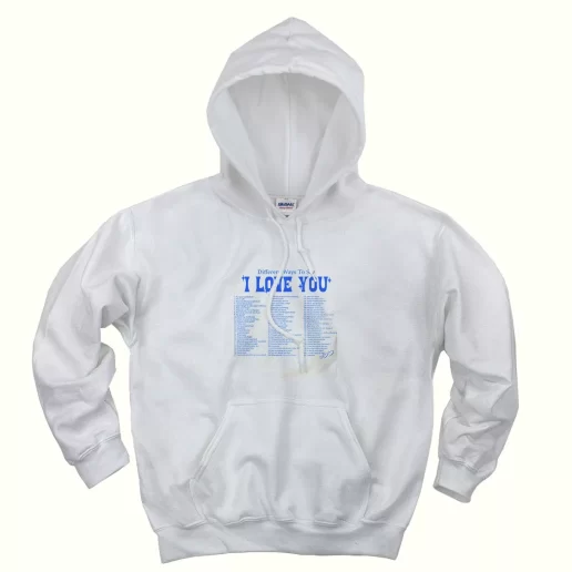Different Ways Say I Love You Ugly Christmas Hoodie Different Ways Say I Love You Ugly Christmas Hoodie