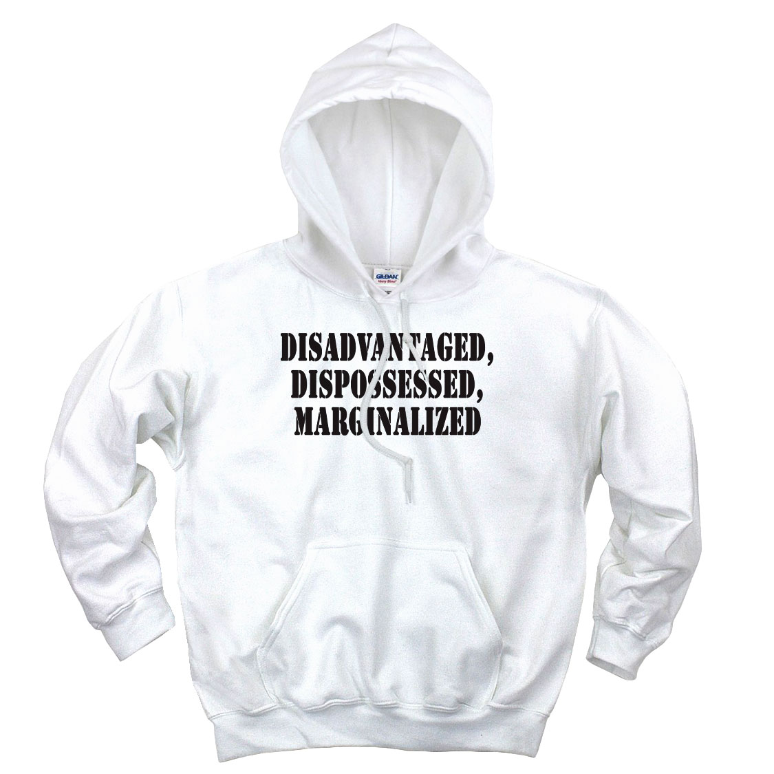 Disadvantaged Dispossessed Marginalized Recession Quote Hoodie Disadvantaged Dispossessed Marginalized Recession Quote Hoodie