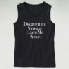 Disgruntled Veteran Leave Me Alone Army Tank Top