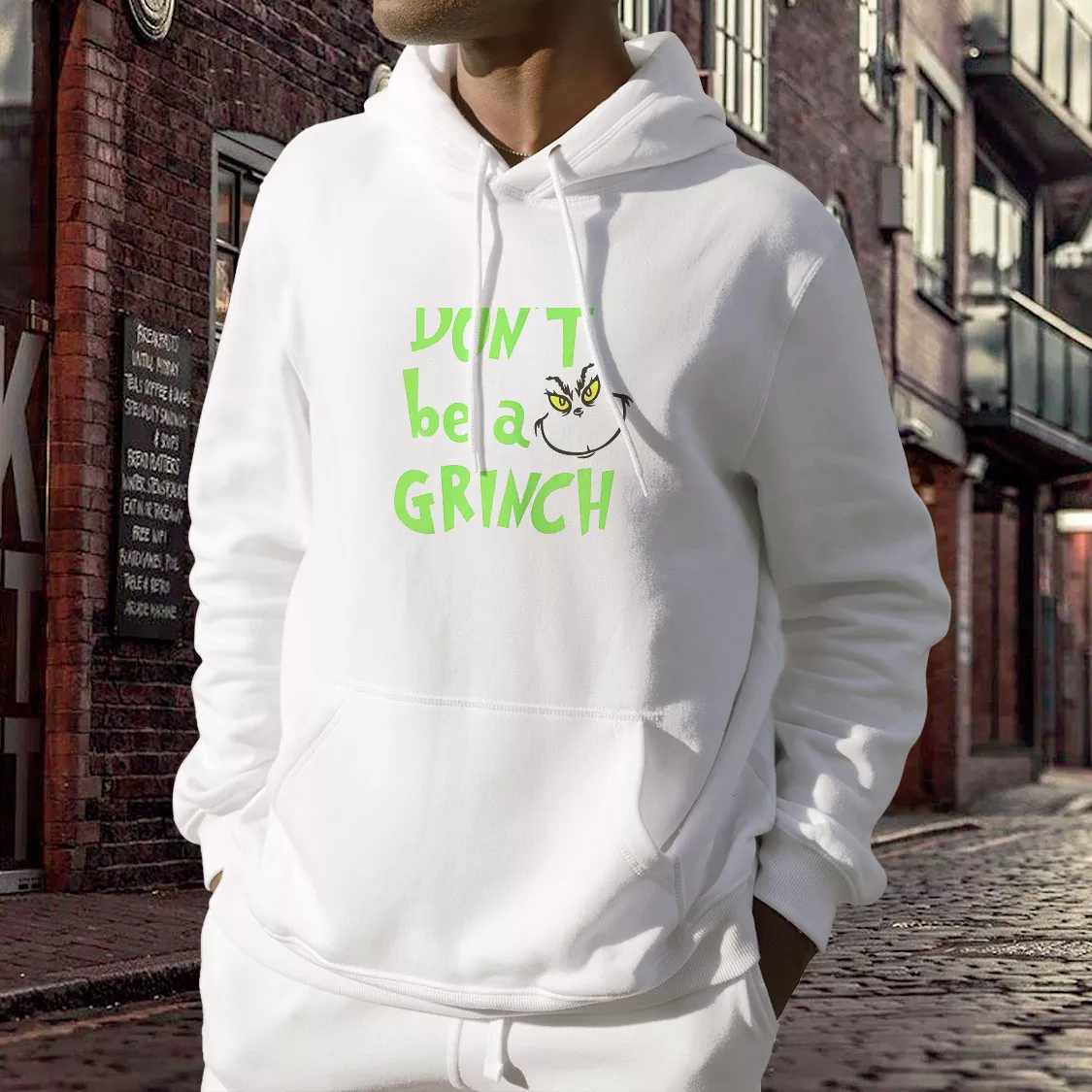 Don't Be A Grinch Cute Face Thanksgiving Hoodie Don't Be A Grinch Cute Face Thanksgiving Hoodie