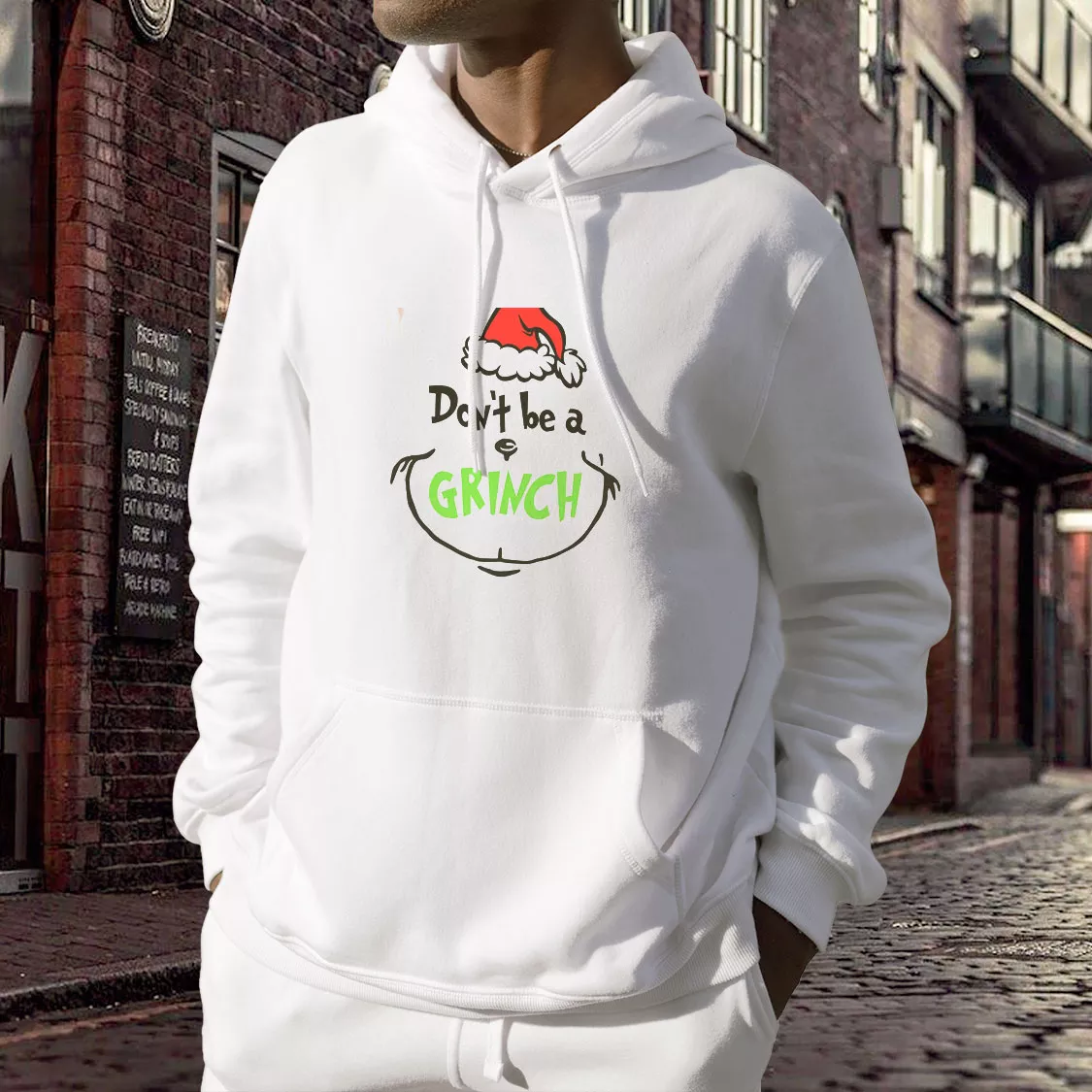 Don't Be A Grinch Face Thanksgiving Hoodie Don't Be A Grinch Face Thanksgiving Hoodie