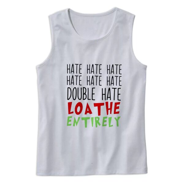 Double Hate Loa The Entirely Gym Christmas Tank Top