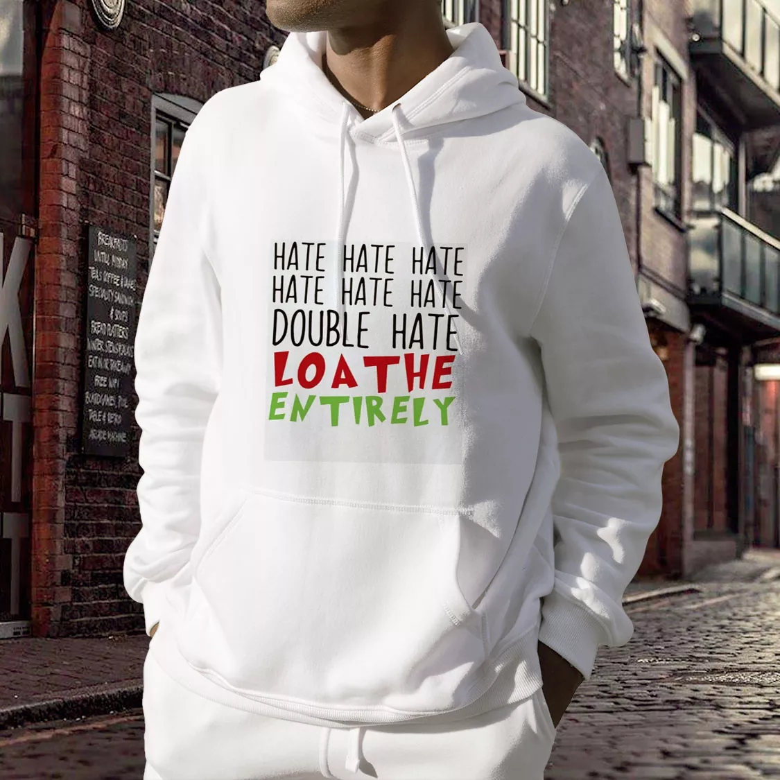 Double Hate Loa The Entirely Ugly Christmas Hoodie Double Hate Loa The Entirely Ugly Christmas Hoodie