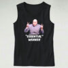 Dr Evil Sarcasm Air Quote Essential Worker Funny Tank Top