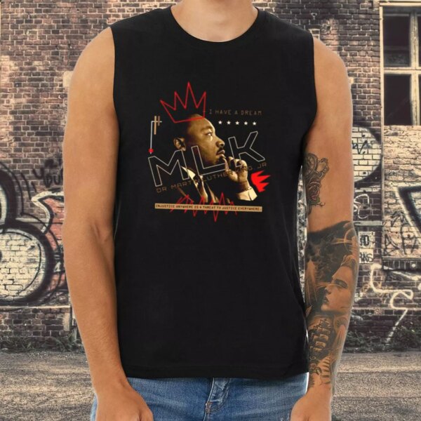 Dr Martin Luther King Jr Injustice Anywhere MLK Tank Top