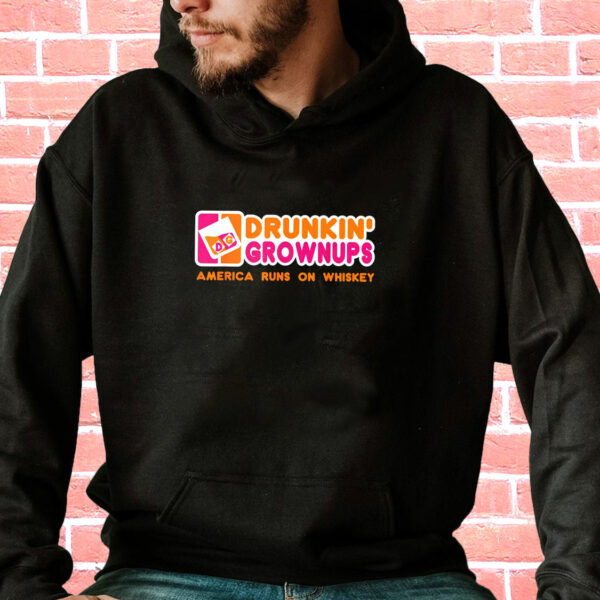 Drunkin Grownups Whiskey Funny Hoodie Streetwear