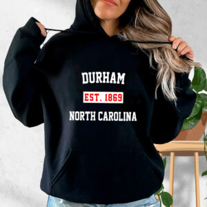 Durham Est 1869 North Carolina Vintage Hoodie