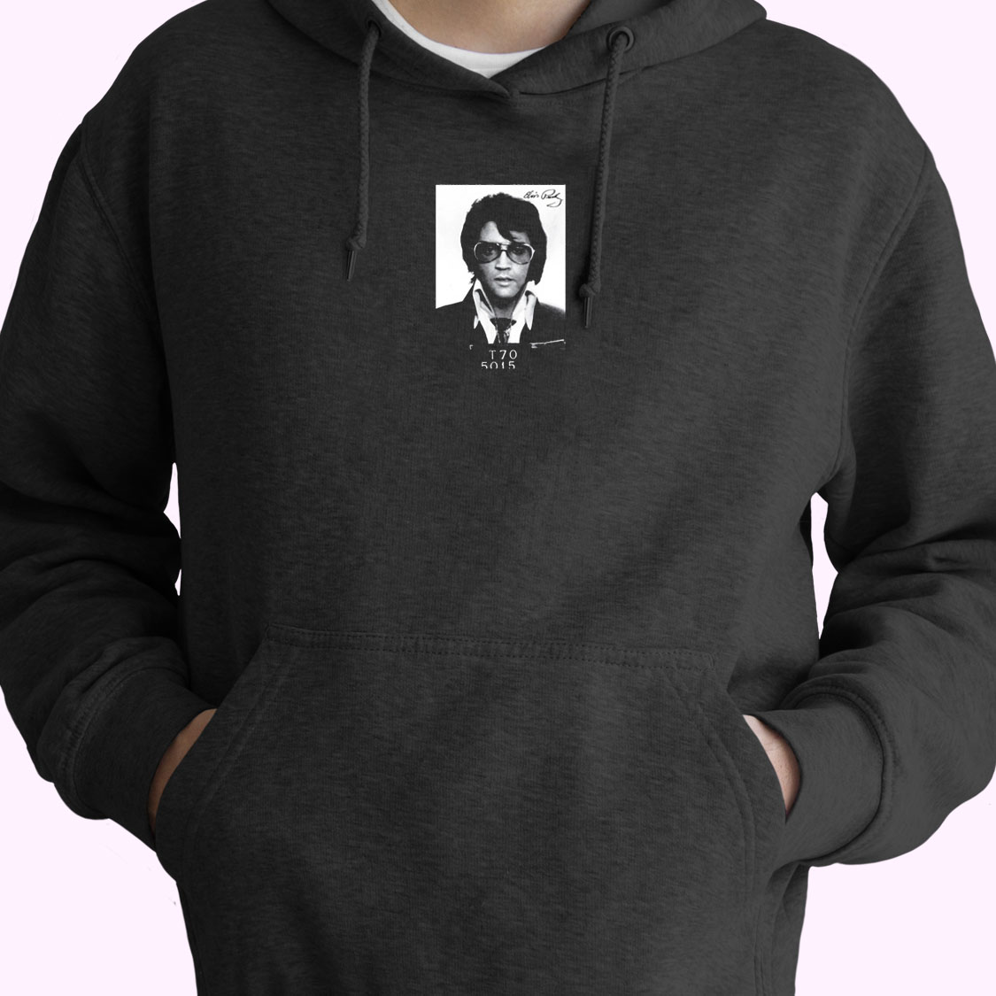 Elvis Presley Mugshot Graphic Hoodie Design Elvis Presley Mugshot Graphic Hoodie Design