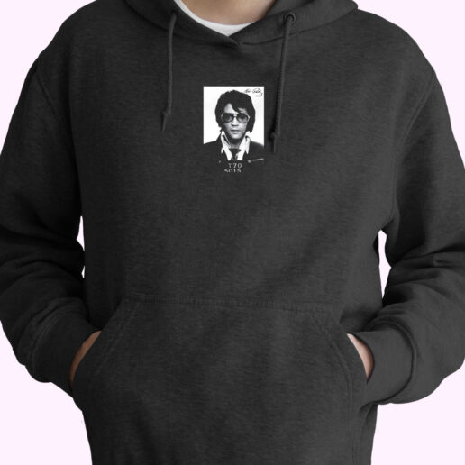 Elvis Presley Mugshot Graphic Hoodie Design Elvis Presley Mugshot Graphic Hoodie Design