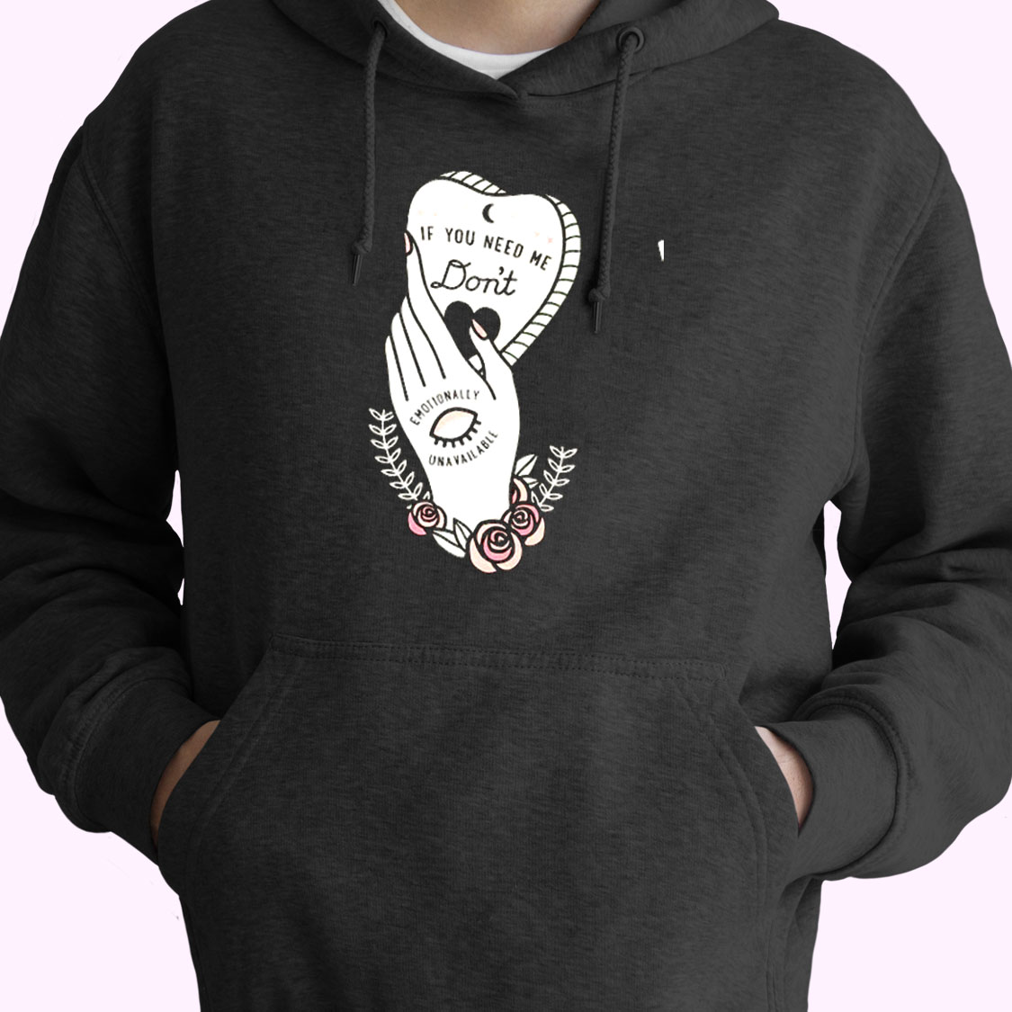 Emotionally Unavailable Essential Hoodie Emotionally Unavailable Essential Hoodie