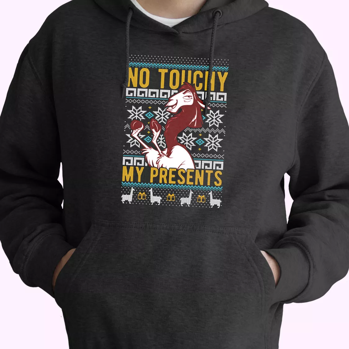 Emperor's New Groove Kuzco No Touchy Hoodie Xmas Outfits Emperor's New Groove Kuzco No Touchy Hoodie Xmas Outfits