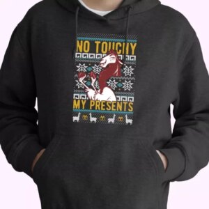 Emperors New Groove Kuzco No Touchy Hoodie Xmas Outfits 4