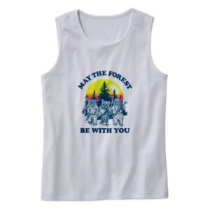 Ewok Sunset May The Forest Be With You Earth Day Tank Top 4