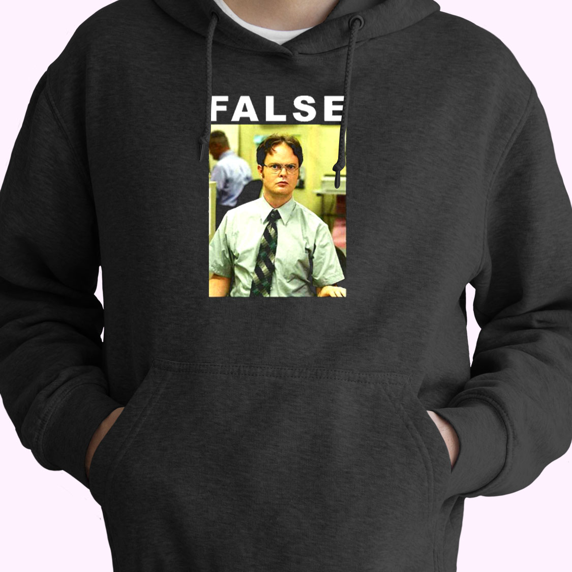 False Dwight Schrute The Office Essential Hoodie False Dwight Schrute The Office Essential Hoodie