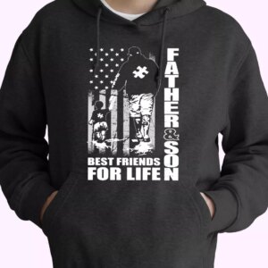 Father And Son Best Friends For Life Hoodie Father Day Gift