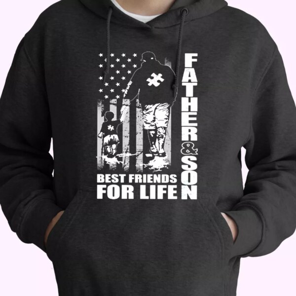 Father And Son Best Friends For Life Hoodie Father Day Gift