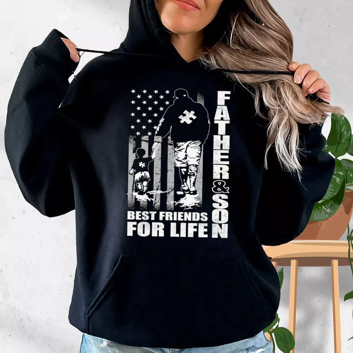 Father And Son Best Friends For Life Hoodie Father Day Gift Father And Son Best Friends For Life Hoodie Father Day Gift