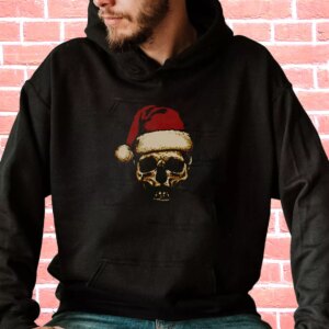 Father Christmas Santa Skull Hoodie Xmas Outfits