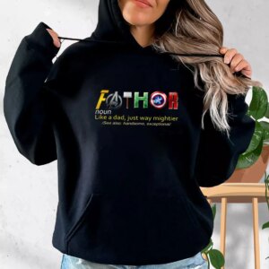 Fathor Noun Like A Dad Hoodie Father Day Gift