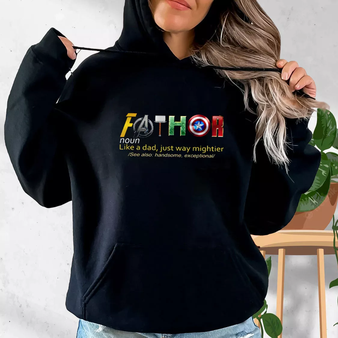 Fathor Noun Like A Dad Hoodie Father Day Gift Fathor Noun Like A Dad Hoodie Father Day Gift
