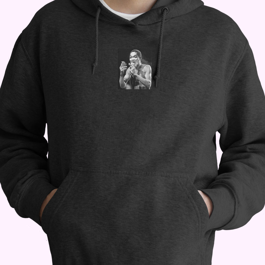 Fela Kuti Legendary Nigerian Bandleader Smoking A Joint Graphic Hoodie Design Fela Kuti Legendary Nigerian Bandleader Smoking A Joint Graphic Hoodie Design