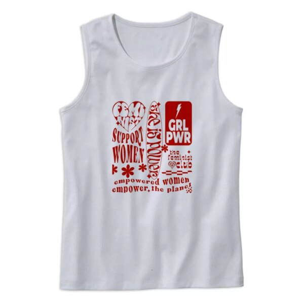 Feminist Empower The Planet Quote Earth Day Tank Top