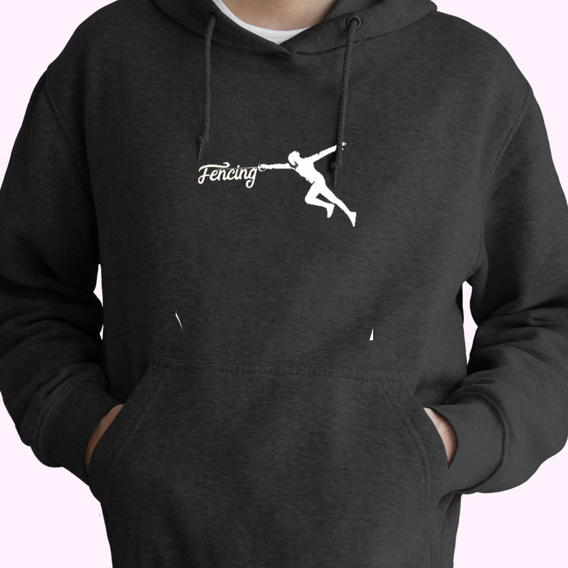 Fencing Sport Epee Foil Saber Lover Essential Hoodie Fencing Sport Epee Foil Saber Lover Essential Hoodie