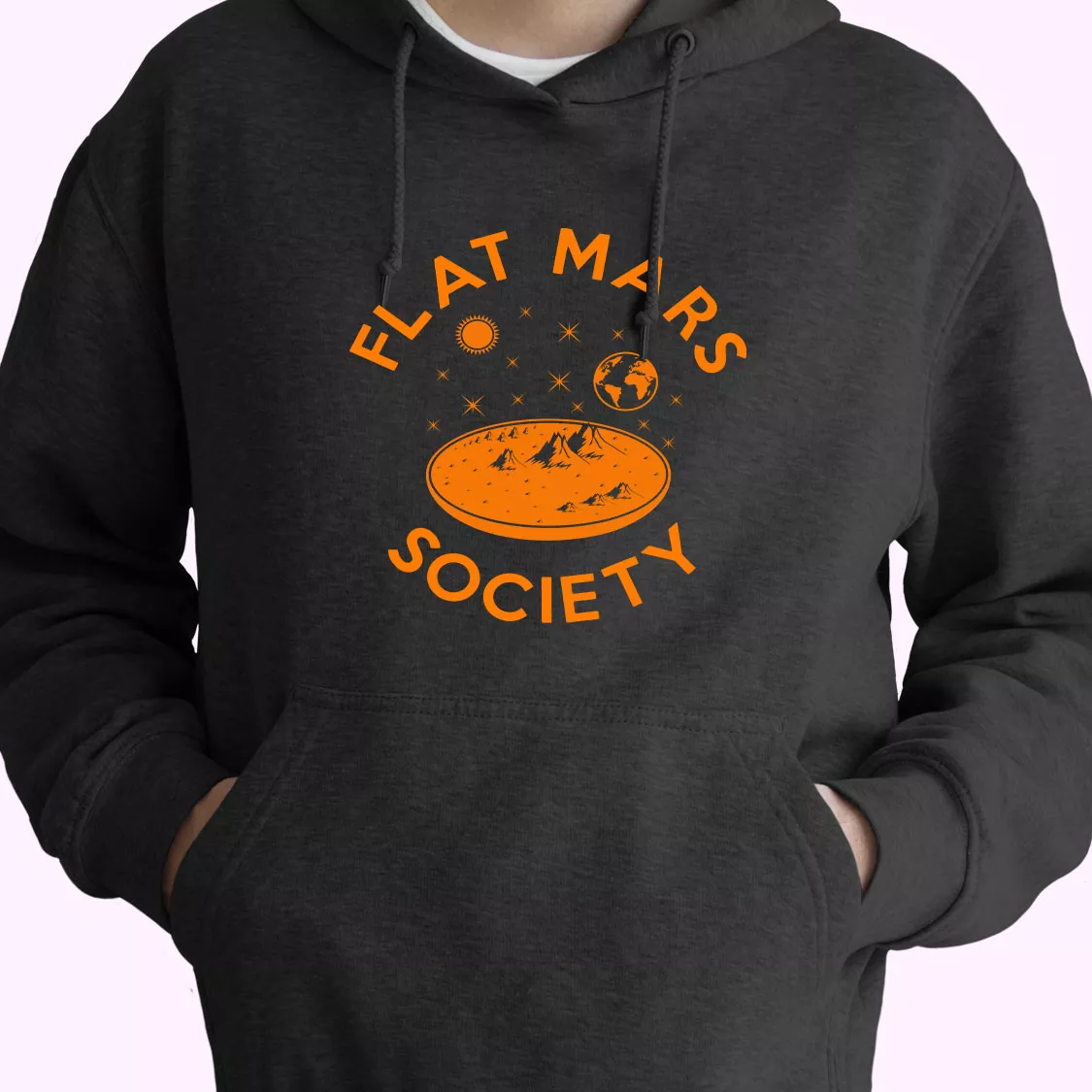 Flat Mars Society 90s Retro Classic Hoodie Streetwear Flat Mars Society 90s Retro Classic Hoodie Streetwear