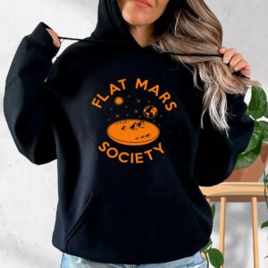 Flat Mars Society 90s Retro Classic Hoodie Streetwear