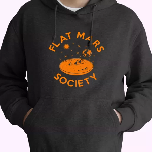 Flat Mars Society 90s Retro Classic Hoodie Streetwear Flat Mars Society 90s Retro Classic Hoodie Streetwear