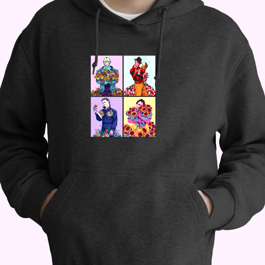 Flower For You Horror Movies Killers Essential Hoodie Flower For You Horror Movies Killers Essential Hoodie