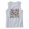 Flying Tropical Butterflies Tank Top Outfit