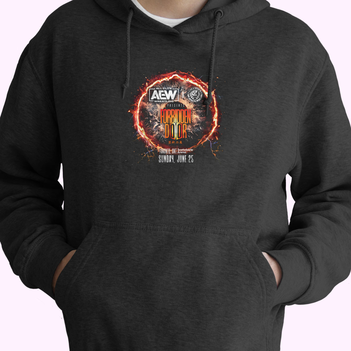 Forbidden Door 2023 Event Black Hoodie Design Forbidden Door 2023 Event Black Hoodie Design