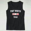 Fort Worth Est 1849 Texas Tank Top