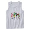 Friends Christmas Movie Watching Gym Christmas Tank Top