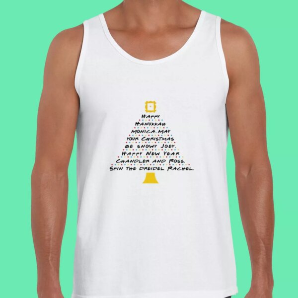 Friends Christmas Phoebe’s Holiday Song Gym Christmas Tank Top
