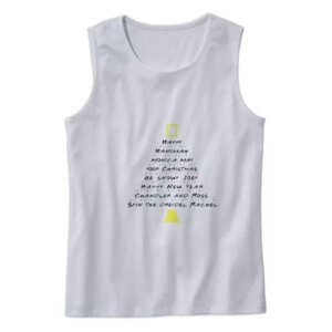 Friends Christmas Phoebes Holiday Song Gym Christmas Tank Top 4